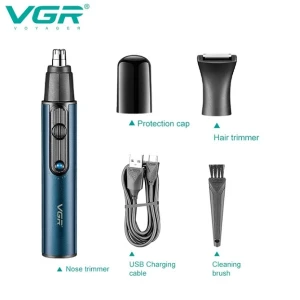 Επαναφορτιζόμενο Trimmer 2 Σε 1 Με USB VGR V-626