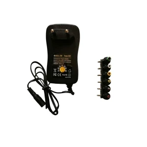 Universal φορτιστής / Charger 3 – 12V 3A 30W με 6 διαφορετικά βύσματα A-045