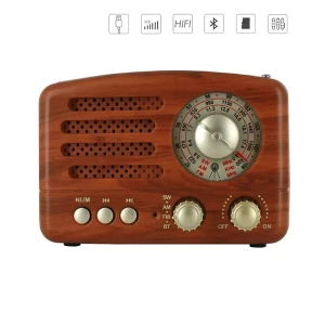 Retro Φορητό Επαναφορτιζόμενο Ραδιόφωνο Bluetooth CMiK MK-615BT