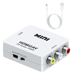Μετατροπέας HDMI σε CVBS/RCA/AV Upscaler 1080P A-005