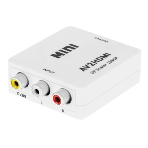Μετατροπέας σήματος εικόνας και ήχου RCA female σε HDMI AV2HDMI λευκό AV2HD