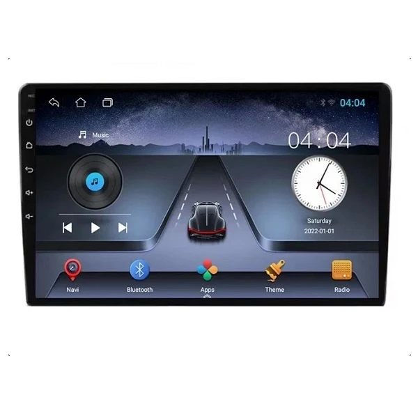 Multimedia Οθόνη Αυτοκινήτου 10.1’’Android Με Bluetooth, WiFi, GPS XM-101