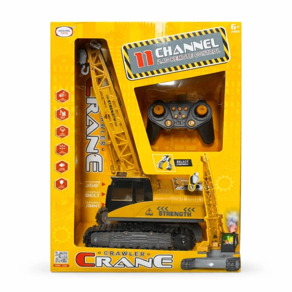 Τηλεκατευθυνόμενος Γερανός Crawler 11 Channel 2.4G 9980