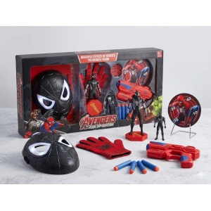 Σετ Παιχνίδι Spider Man AVENGERS με Μάσκα Φως Γάντι Πιστόλι Στόχο και Βελάκια BB991
