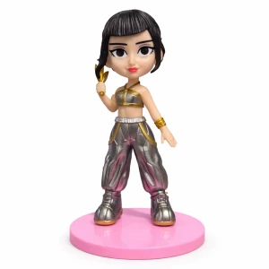 Κούκλα Φιγούρα KPOP Demon Hunters Zoey 18cm Ασημί KPOPZOEN