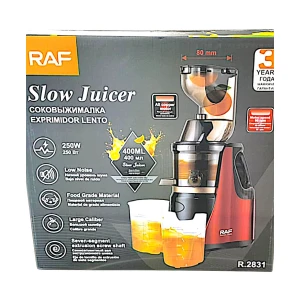 Raf Αποχυμωτής Αργής Σύνθλιψης 250W R2831.R Κόκκινος