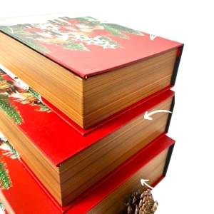 Σετ 3 Χριστουγεννιάτικη Φιγούρα Κουτί καρυοθραύστης 97036-1