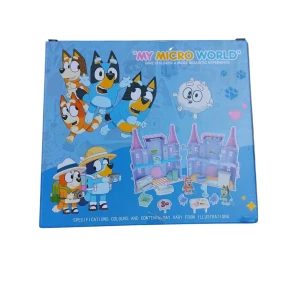 Σετ Παιχνίδι Bluey με Κάστρο και Φιγούρες F-01 Μπλε