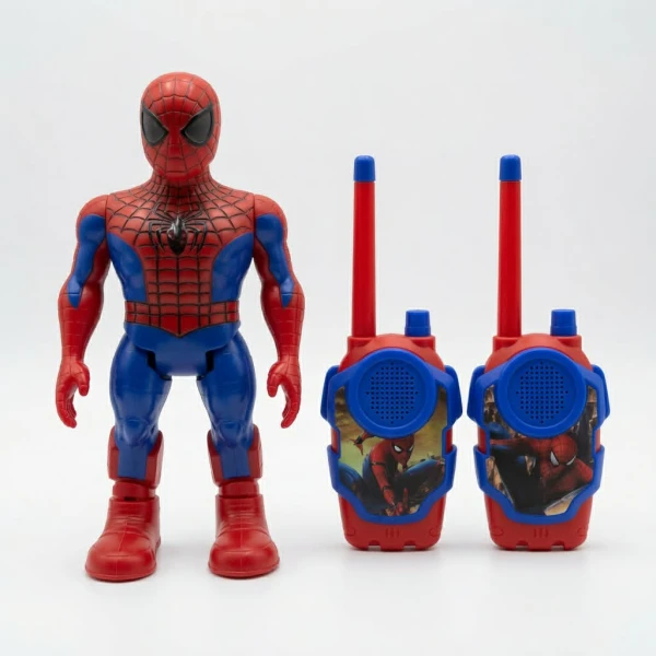 SpiderMan Walkie Talkies & Φιγούρα Spiderman 35cm 580160-1