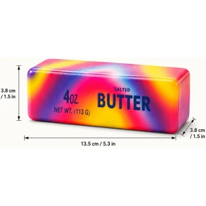 Squishy Butter Παιχνίδι βουτυρο ουράνιο τόξο, χαριτωμένο παιχνίδι με βουτυρο 1 τεμ +3χρονών 444-44