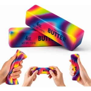 Squishy Butter Παιχνίδι βουτυρο ουράνιο τόξο, χαριτωμένο παιχνίδι με βουτυρο 1 τεμ +3χρονών 444-44