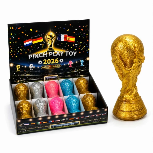 Squishy "Pinch Play Toy 2026" 35632-1 Χρυσό