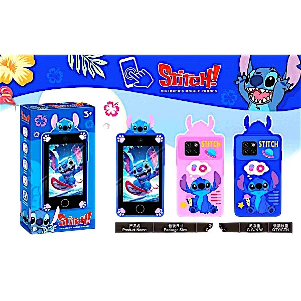 Stitch Κινητό Τηλέφωνο για Παιδιά με Παιχνίδια 60668-1