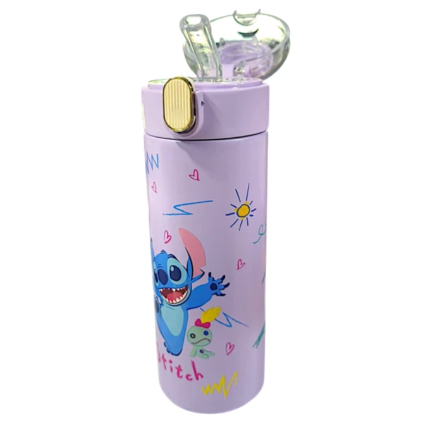 Stitch Θερμός παγούρι Ζεστό Κρύο 18/8 350ml 70089-3 Μωβ