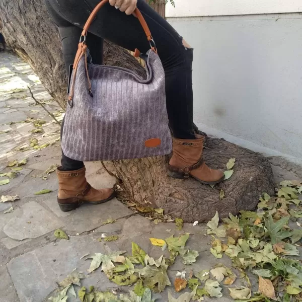 ΓΥΝΑΙΚΕΙΑ ΤΣΑΝΤΑ ΩΜΟΥ MOHICANS 83624 ΓΚΡΙ