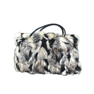 Τσάντα ώμου Γούνα Mohicans DMT333-1 Μαύρο
