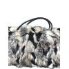 Τσάντα ώμου Γούνα Mohicans DMT333-1 Μαύρο