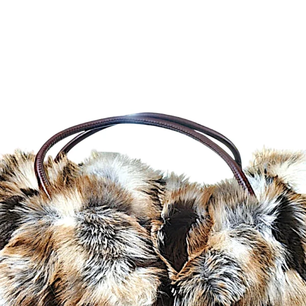 Τσάντα ώμου Γούνα Mohicans DMT333-2 Καφέ