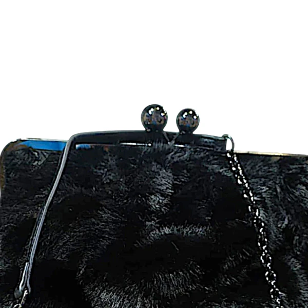 Τσάντα ώμου Γούνα Mohicans PF950-2 Μαύρο