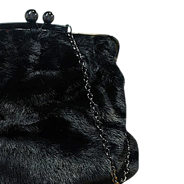 Τσάντα ώμου Γούνα Mohicans PF950-2 Μαύρο