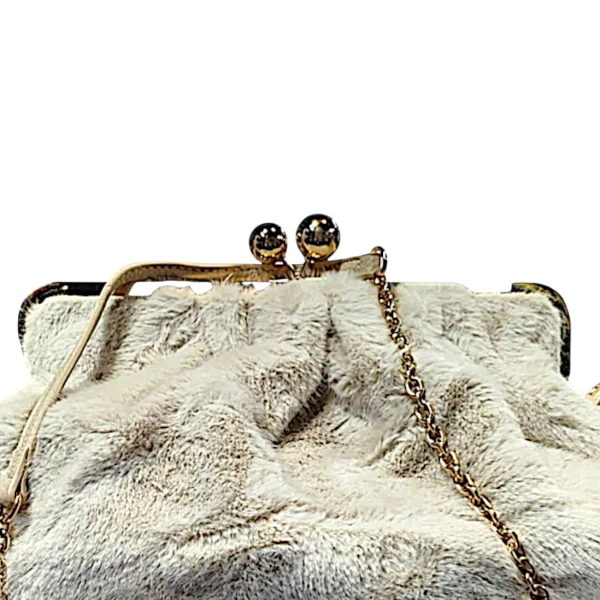 Τσάντα ώμου Γούνα Mohicans PF950-3 Μπεζ