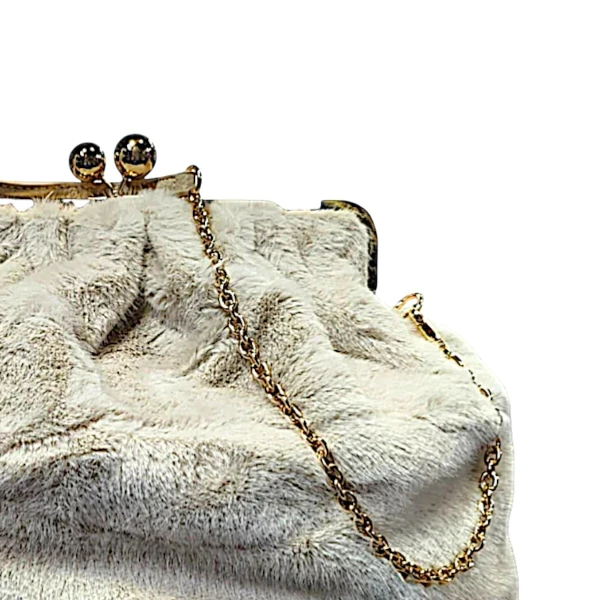 Τσάντα ώμου Γούνα Mohicans PF950-3 Μπεζ