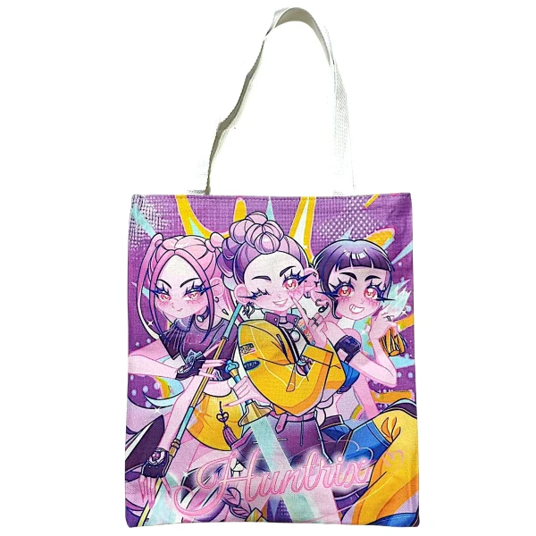 Τσάντα ώμου K-pop Demon Hunters 32X38X3 10618-3 Μωβ