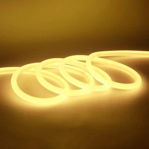 Αδιάβροχη Led Ταινία Neon 12V 5m με Τροφοδοτικό Θερμό Λευκό 3500K IP65 RZ-0022