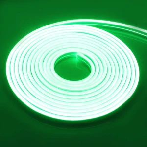 Αδιάβροχη Led Ταινία Neon 12V 5m με Τροφοδοτικό Πράσινο IP65 RZ-0025