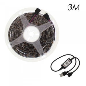 Αδιάβροχη Led Ταινία USB 5V 3m με Bluetooth RGB IP65 RZ-0004