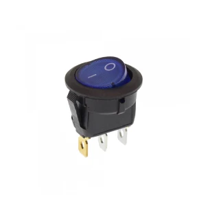 Διακόπτης On - Off 3 Pins με Μπλε Φωτισμό 6A 220V XM07