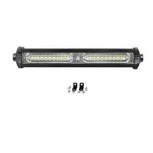 LED Αδιάβροχο Προβολάκι - Μπάρα Αλουμινίου 12V-24V 18cm 54W 18 SMD IP68 4320LM 6000K OYQP-0049