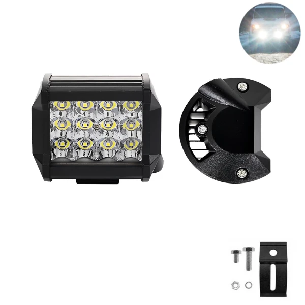 LED Αδιάβροχο Προβολάκι - Μπάρα Αλουμινίου 12V-24V 11cm 24W 8 SMD IP68 1920LM 6000K OYQP-0001