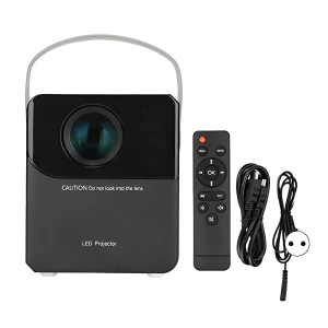 Mini Projector LED Full HD με Χειριστήριο και Ενσωματωμένο Ηχείο HDMI - AV - USB - Micro SD M800 Λευκό