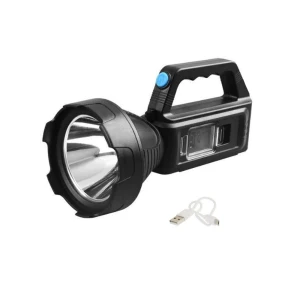 LED Επαναφορτιζόμενος Ηλιακός Διπλός Φακός Ψυχρό Λευκό με 4 Λειτουργίες Φωτισμού CX-8808T