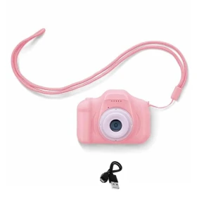 Compact Παιδική Φωτογραφική Μηχανή 10MP με Οθόνη 2" και Παιχνίδια HL 18668-98 Ροζ