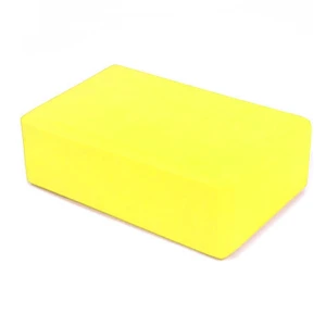 Τούβλο για Yoga 23x16x7cm Κίτρινο