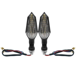 Φλάς μηχανής LED 12 SMD Πορτοκαλί 12V IP65 0050 2 τμχ