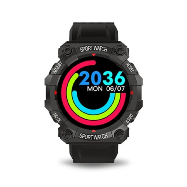 Smartwatch με Παλμογράφο και Απάντηση Κλήσεων - Μηνυμάτων FD68 Μαύρο