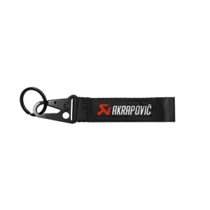 Υφασμάτινο Καραμπινέρ Μπρελόκ Akrapovic HW-0141 Μαύρο