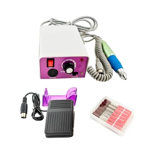 Τροχός Νυχιών Ρεύματος 30000rpm με Πεντάλ 15W Lina MM-25000 Ροζ