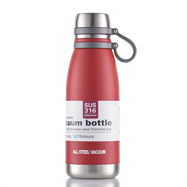 Μπουκάλι Θερμός με Ιμάντα Μεταφοράς 1.2lt JB-6067 Κόκκινο