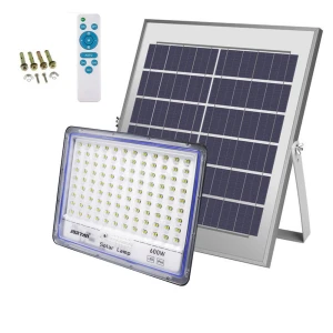 Led Αδιάβροχος Ηλιακός Προβολέας 600W 17280LM με Πάνελ και Τηλεχειριστήριο Jortan JT-BS600W
