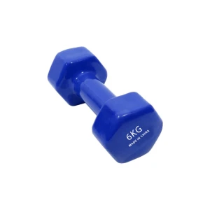 Εξάγωνο Βαράκι Βινυλίου 1 x 6kg 25566-12 Μπλε