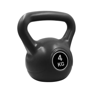 Kettlebell από PVC 4kg 25566-31 Μαύρο