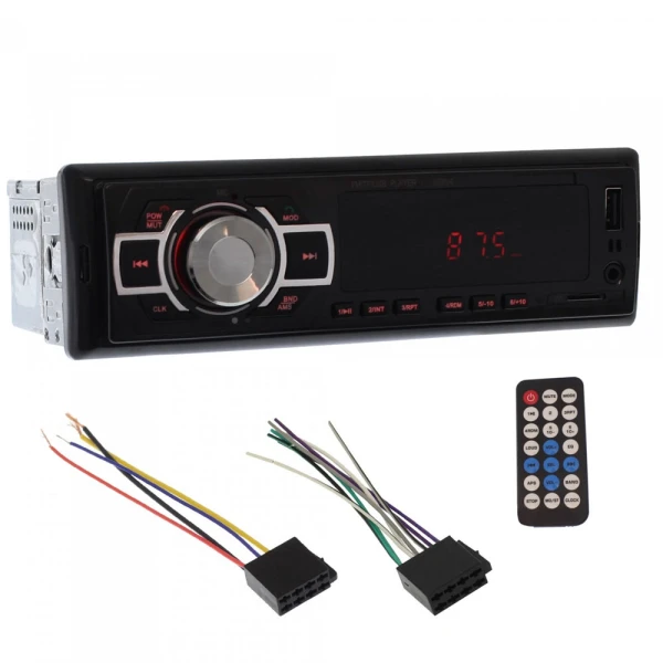 Ηχοσύστημα Αυτοκινήτου 1 DIN Bluetooth με Οθόνη USB - AUX - SD και τηλεχειριστήριο 6055BT