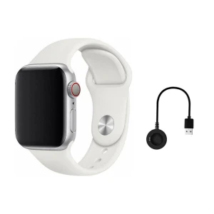 Smartwatch με Παλμογράφο και Απάντηση Κλήσεων-Μηνυμάτων Remax Watch 9 Pro Λευκό - Ασημί