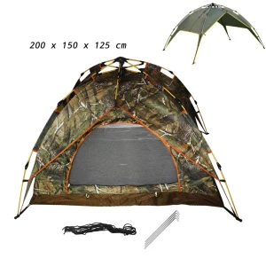 Σκηνή Igloo 3 Ατόμων Καλοκαιρινή 200 x 150 x 125 cm Αυτόματη Παραλλαγή Πράσινη SJ-0001