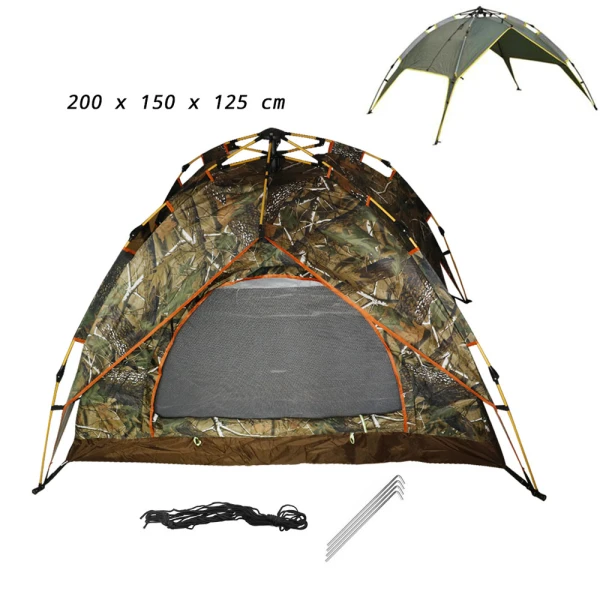 Σκηνή Igloo 3 Ατόμων Καλοκαιρινή 200 x 150 x 125 cm Αυτόματη Παραλλαγή Πράσινη SJ-0001