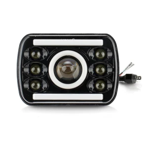 LED Αδιάβροχος Προβολέας Αυτοκινήτου 12-24V με Βύσμα H4 Ψυχρό Λευκό - Πορτοκαλί